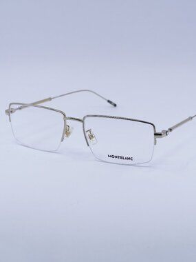 Montblanc MB0113O 004 Eyeglasses Gold 58mm Rectangle Frame